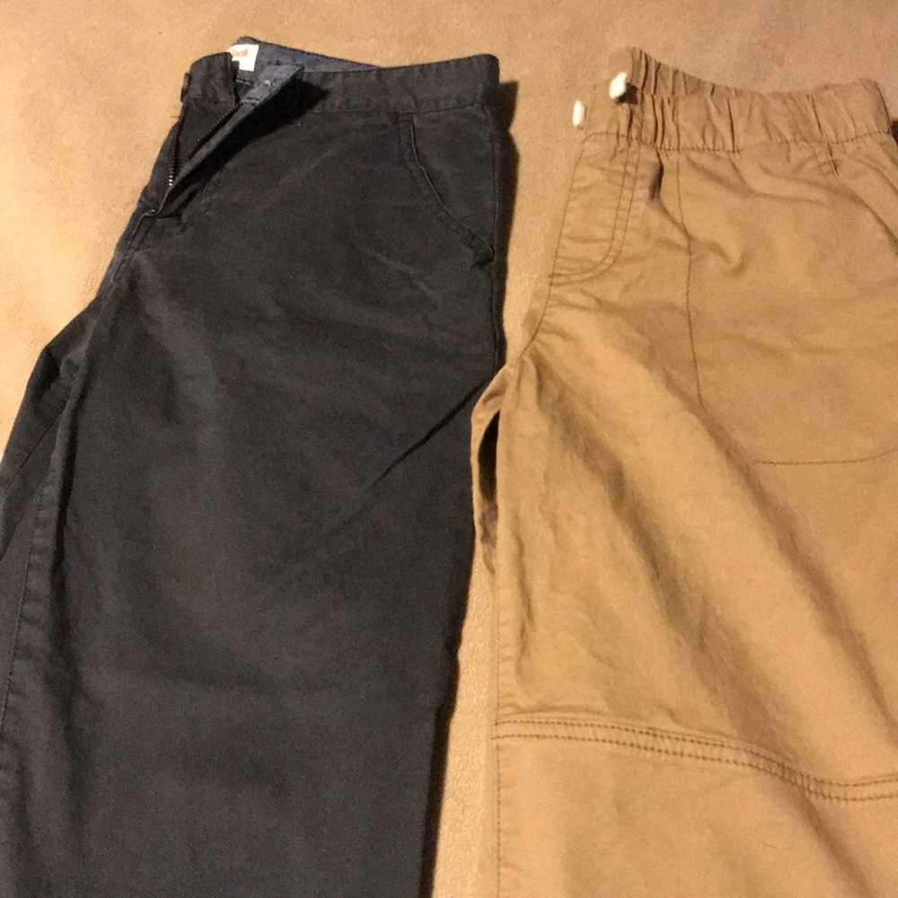 2 pair Cat & jack cotton boys pants